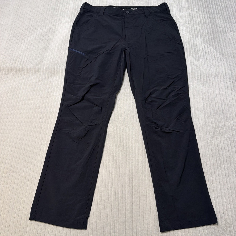 Orvis Jackson Stretch Quick-Dry Pants Mens Canyon Black 38x32